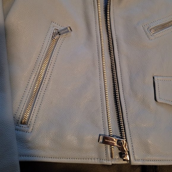 NWT! Michael Kors 100% leather jacket size M - Picture 12 of 13